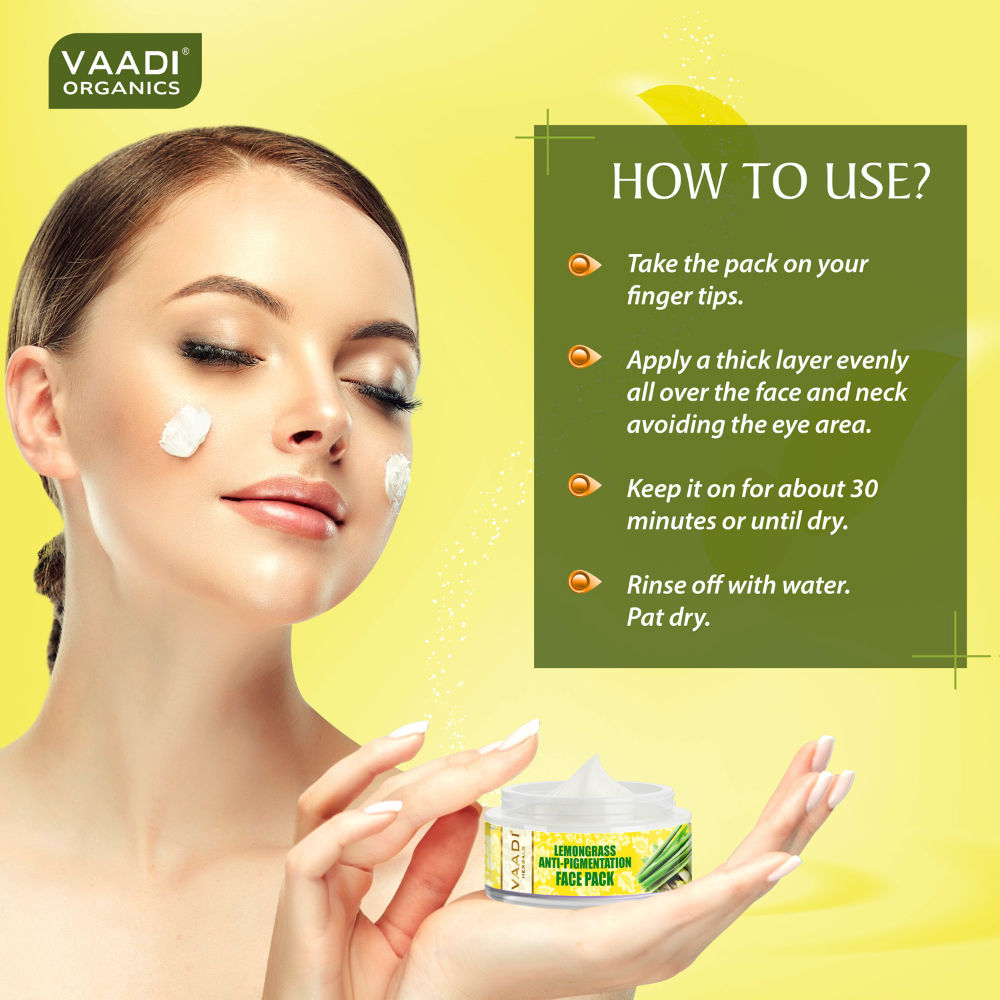 Vaadi Herbals Lemongrass Anti-Pigmentation Face Pack
