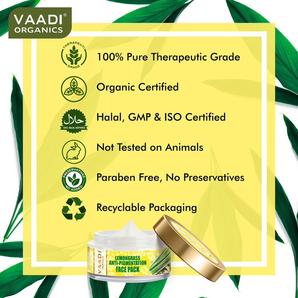 Vaadi Herbals Lemongrass Anti-Pigmentation Face Pack