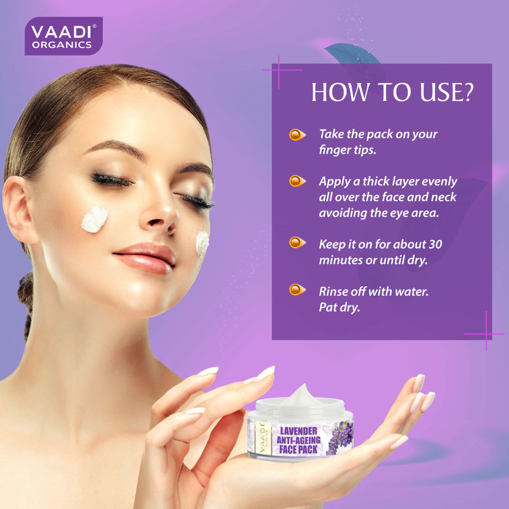 Vaadi Herbals Lavender Anti- Ageing Face Pack