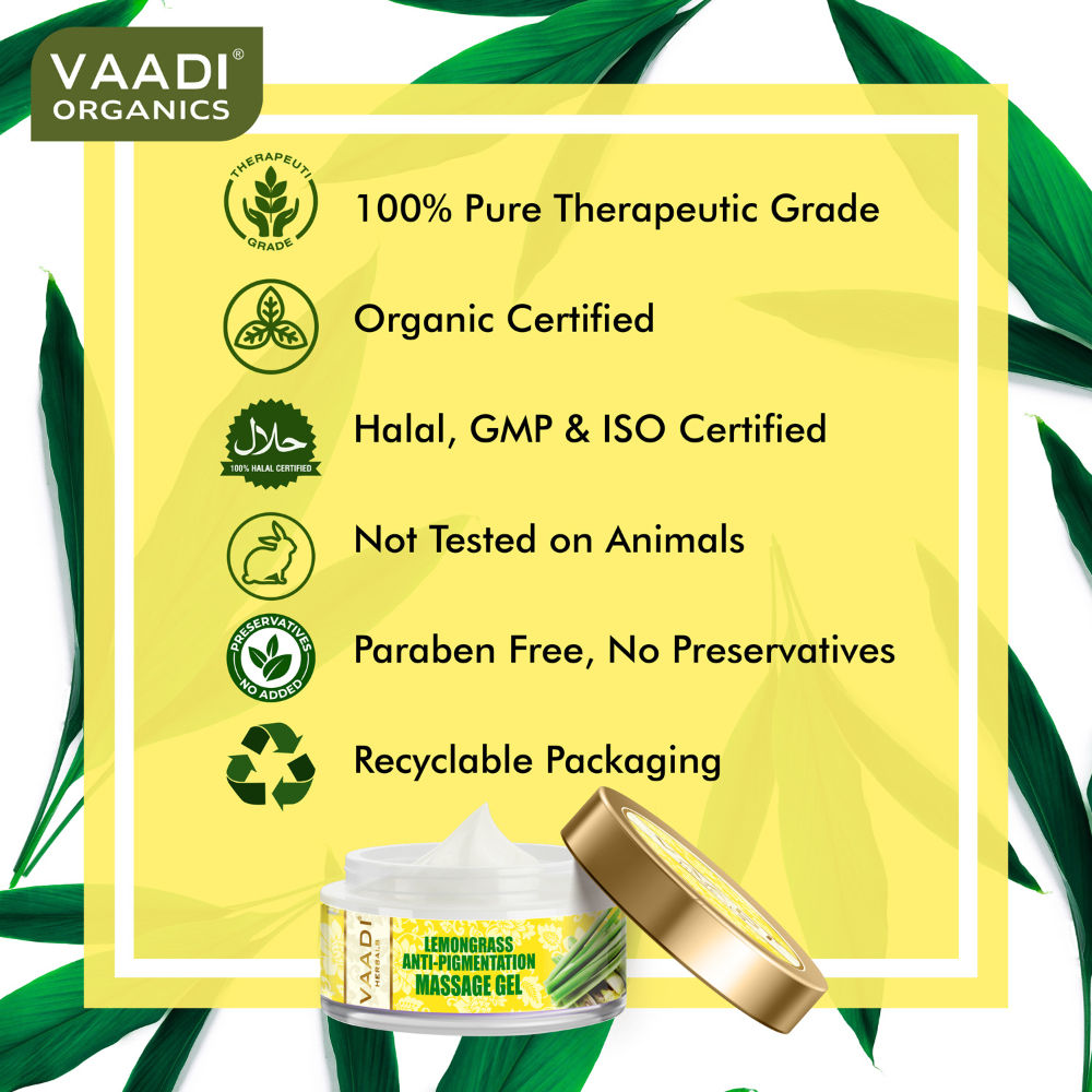 Vaadi Herbals Lemongrass Anti-Pigmentation Massage Gel