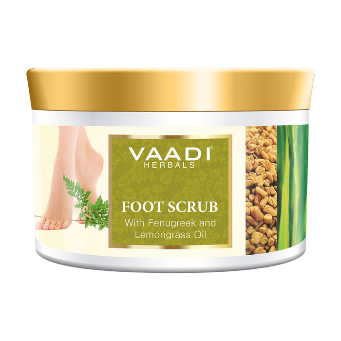 Vaadi Herbals Foot Scrub With Fenugreek & Lemongrass Oil