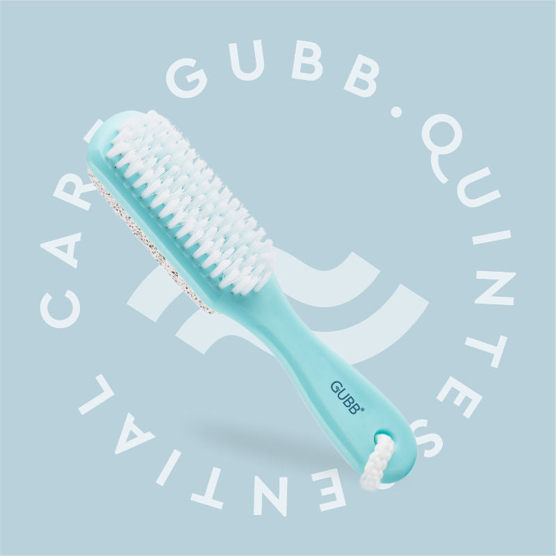 GUBB 2 In 1 Foot Brush With Pumice Stone For Dead Skin Removal