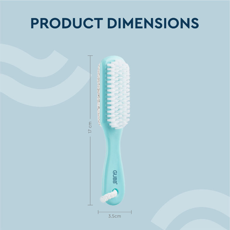 GUBB 2 In 1 Foot Brush With Pumice Stone For Dead Skin Removal