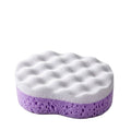 GUBB Adult & Baby Bath Sponge For Bathing- Loofah Sponge For Men & Women Purple & White Colour