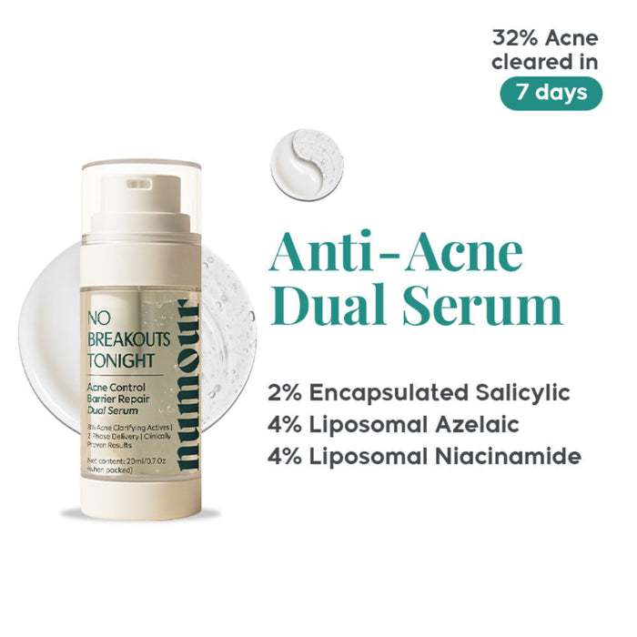 Numour No Breakouts Tonight- Acne Control Dual Serum