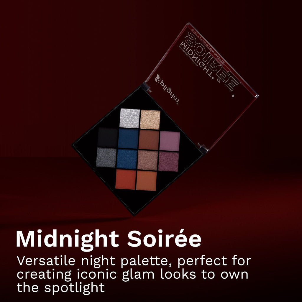 Pilgrim Eyeshadow Midnight Soiree 12-In-1 Highly Pigmented Shades