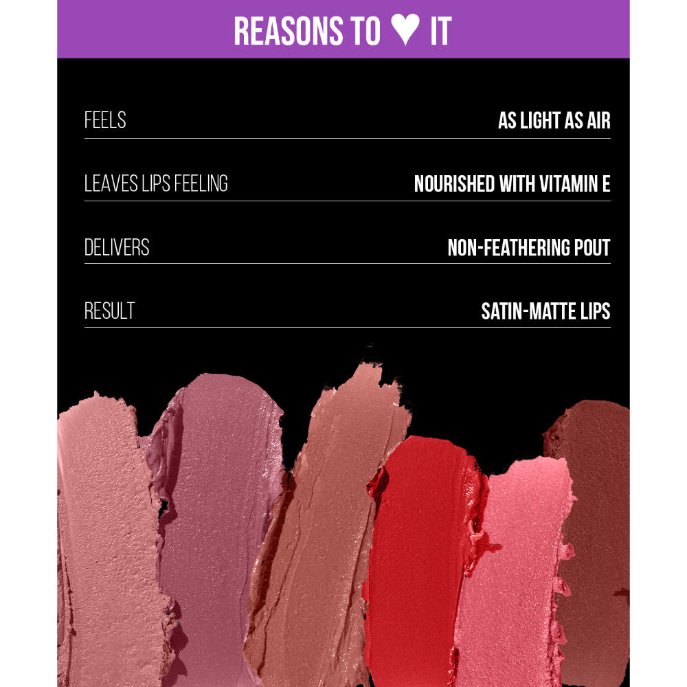 STAZE 9to9 Creme De La Matte Lipstick