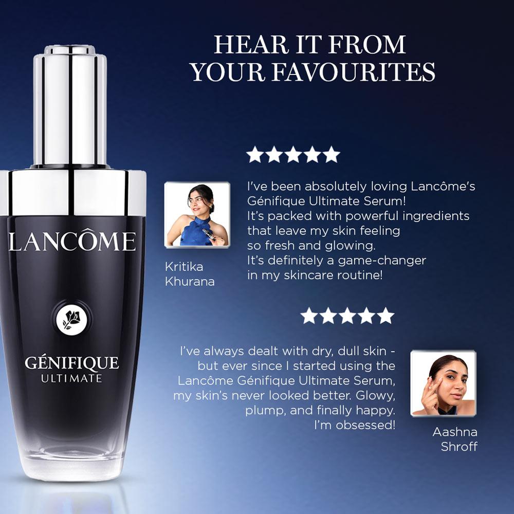 Lancome Genifique Ultimate Skin Repair Serum With Beta Glucan Suited for Indian Skin