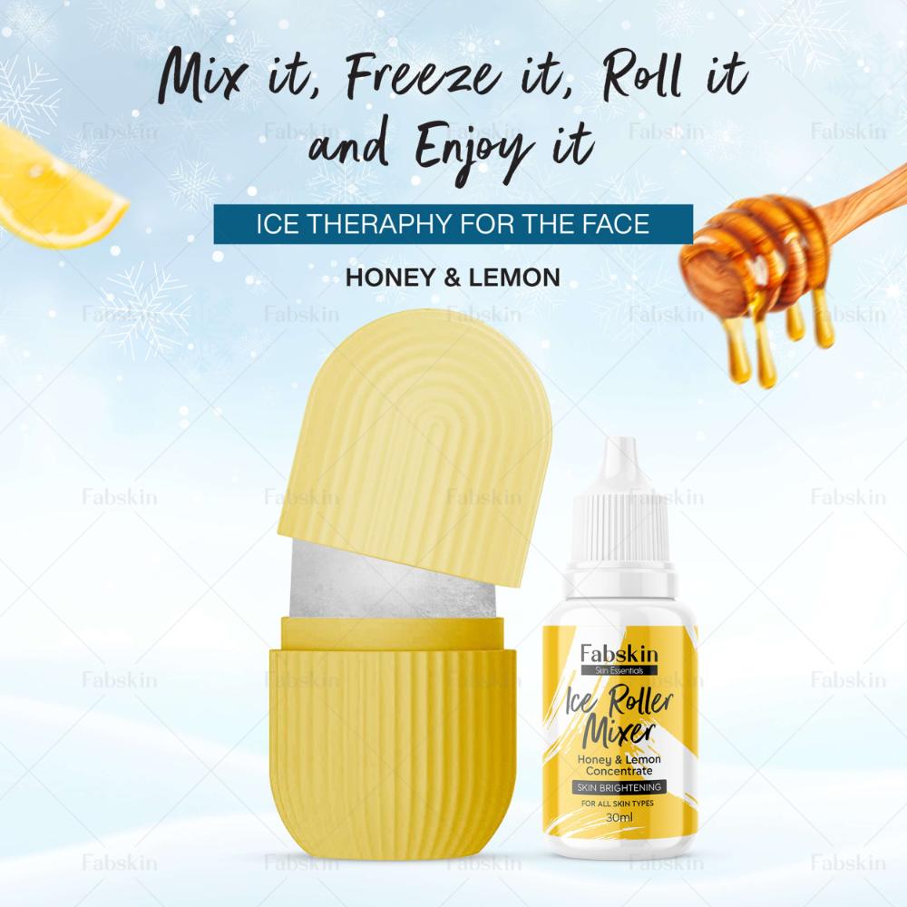 Fabskin Lemon & Honey Ice Roller For Face
