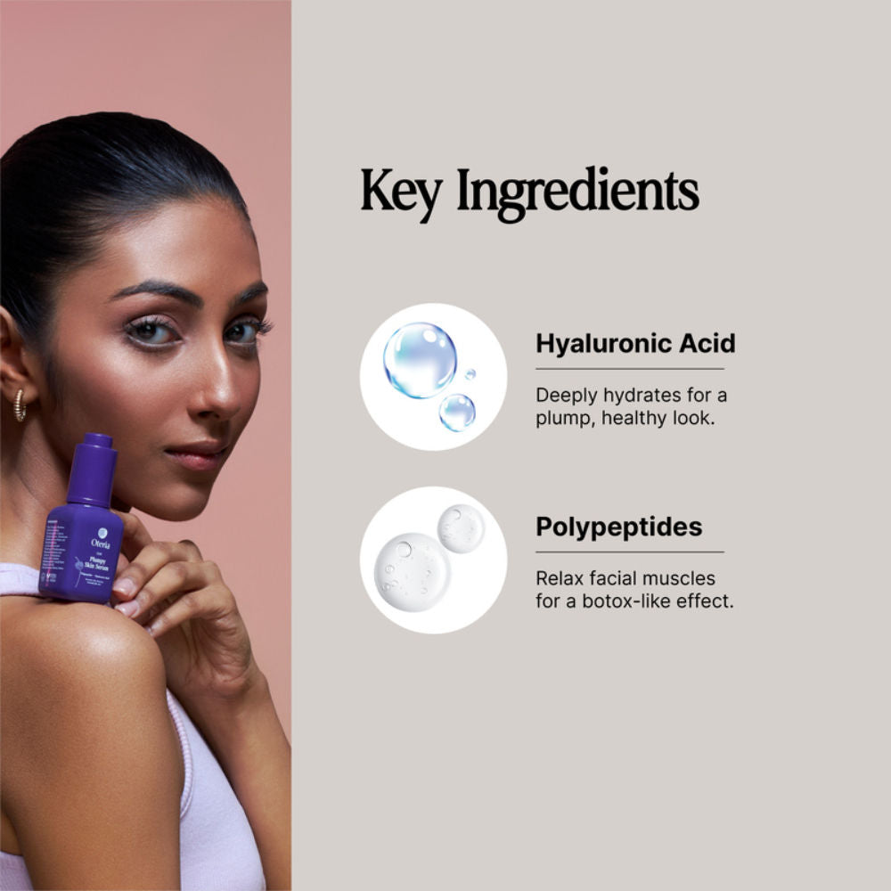 Oteria Lightweight Face Serum 1.5% Hyaluronic Acid Anti Aging Wrinkle Lift And Botox Like Effect