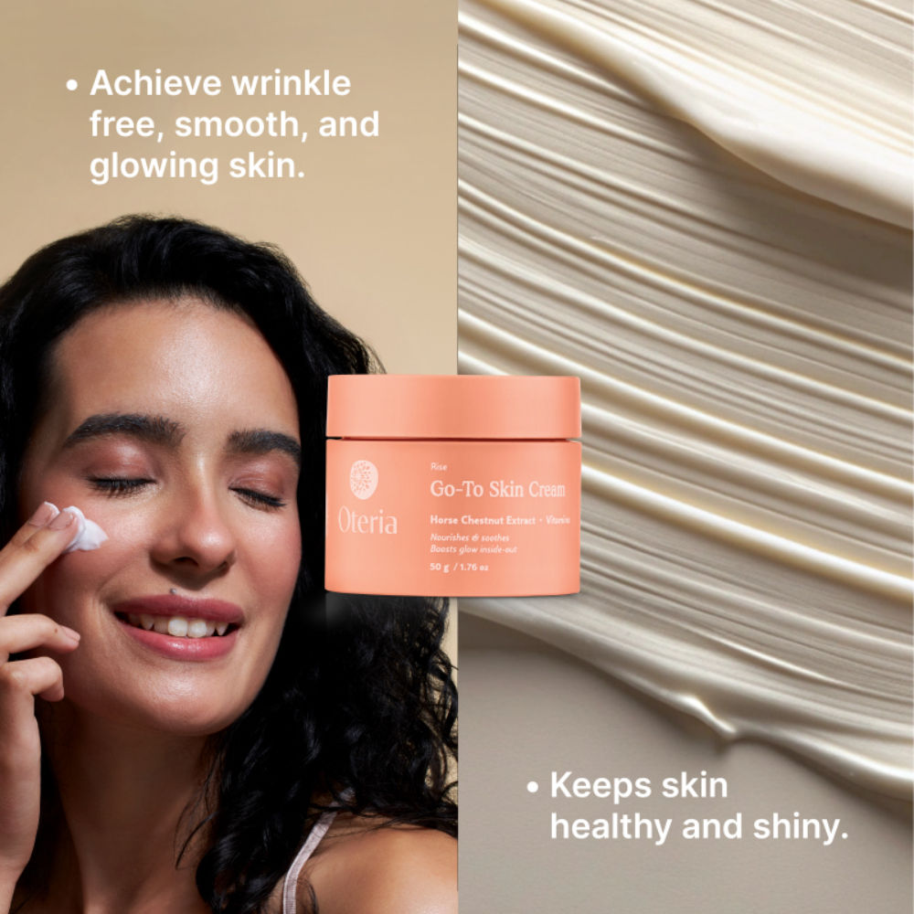 Oteria Go-To Skin Cream Vitamin A And E With Horse Chestnut Seed Extract For Glowing Skin