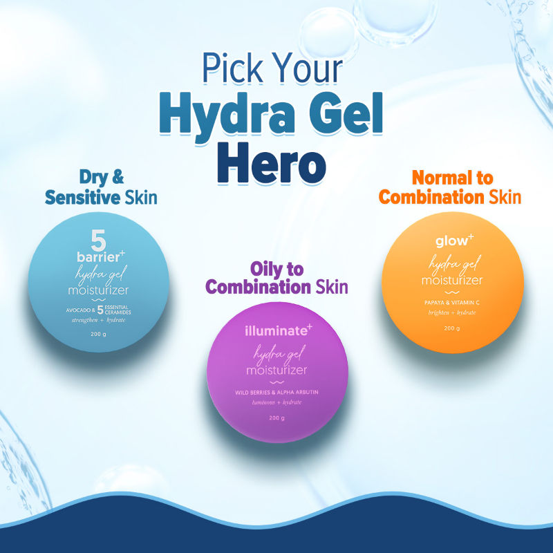 Aqualogica Barrier+ Hydra Gel Moisturizer With 5 Ceramides & Avocado For 24 Hour Intense Hydration