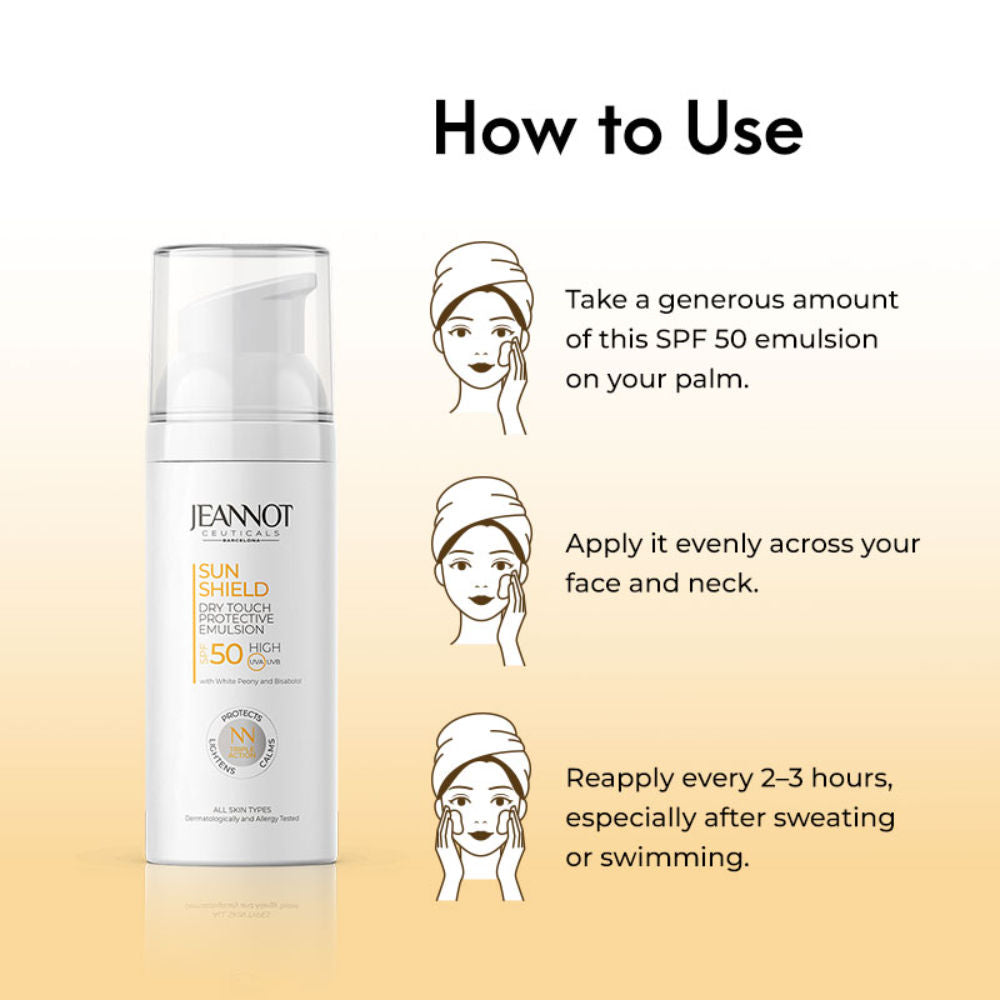 JEANNOT CEUTICALS Dry Touch Protective Emulsion SPF 50