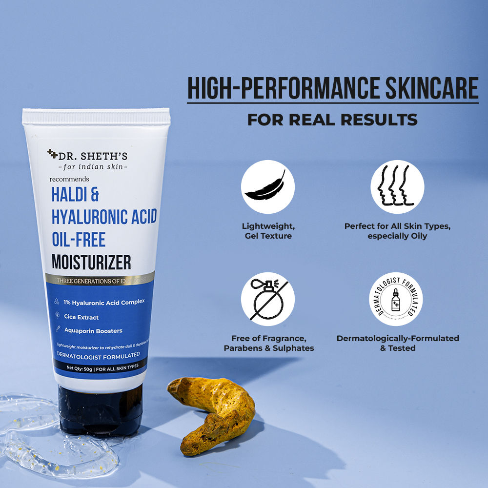 Dr. Sheth's Haldi & Hyaluronic Acid Oil-Free Moisturizer