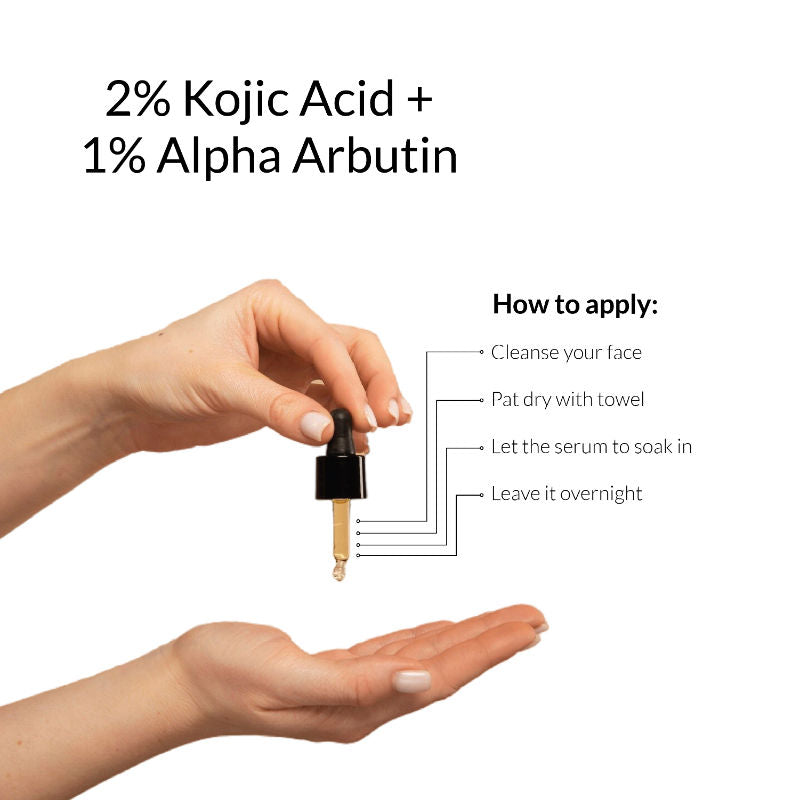 BODYOPS 2% Kojic Acid + 1% Alpha Arbutin Face Serum
