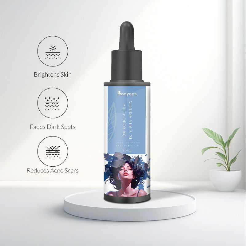 BODYOPS 2% Kojic Acid + 1% Alpha Arbutin Face Serum