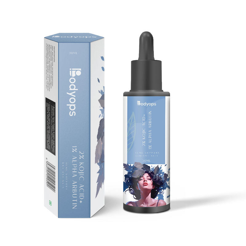 BODYOPS 2% Kojic Acid + 1% Alpha Arbutin Face Serum