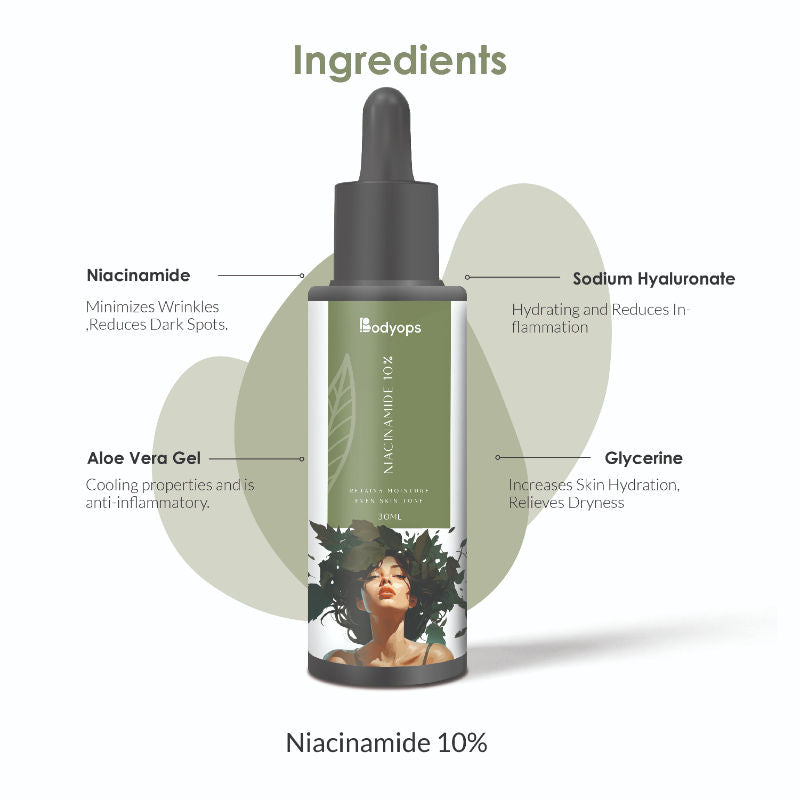BODYOPS 10% Niacinamide Face Serum