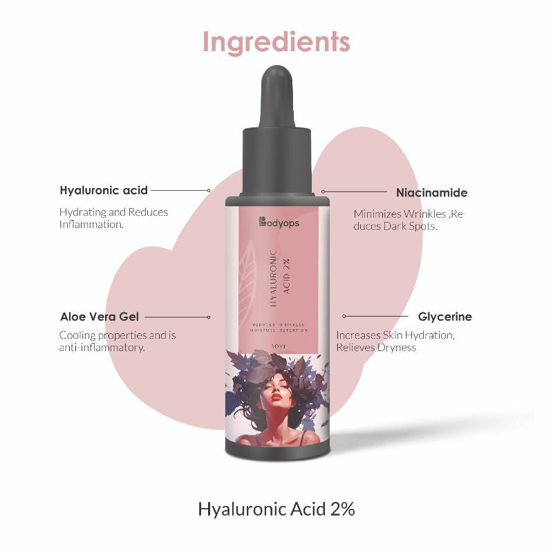 BODYOPS 2% Hyaluronic Acid Face Serum