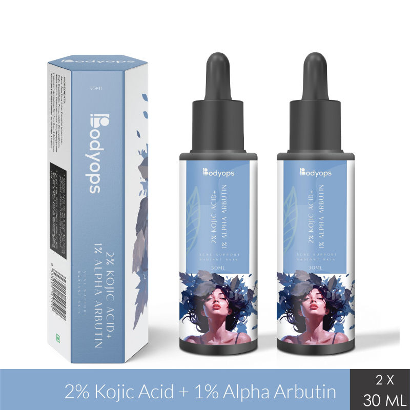 BODYOPS 2% Kojic Acid + 1% Alpha Arbutin Face Serum