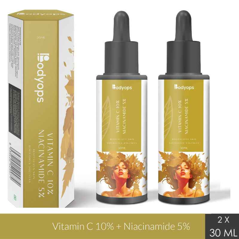 BODYOPS 10% Vitamin C + 5% Niacinamide Face Serum