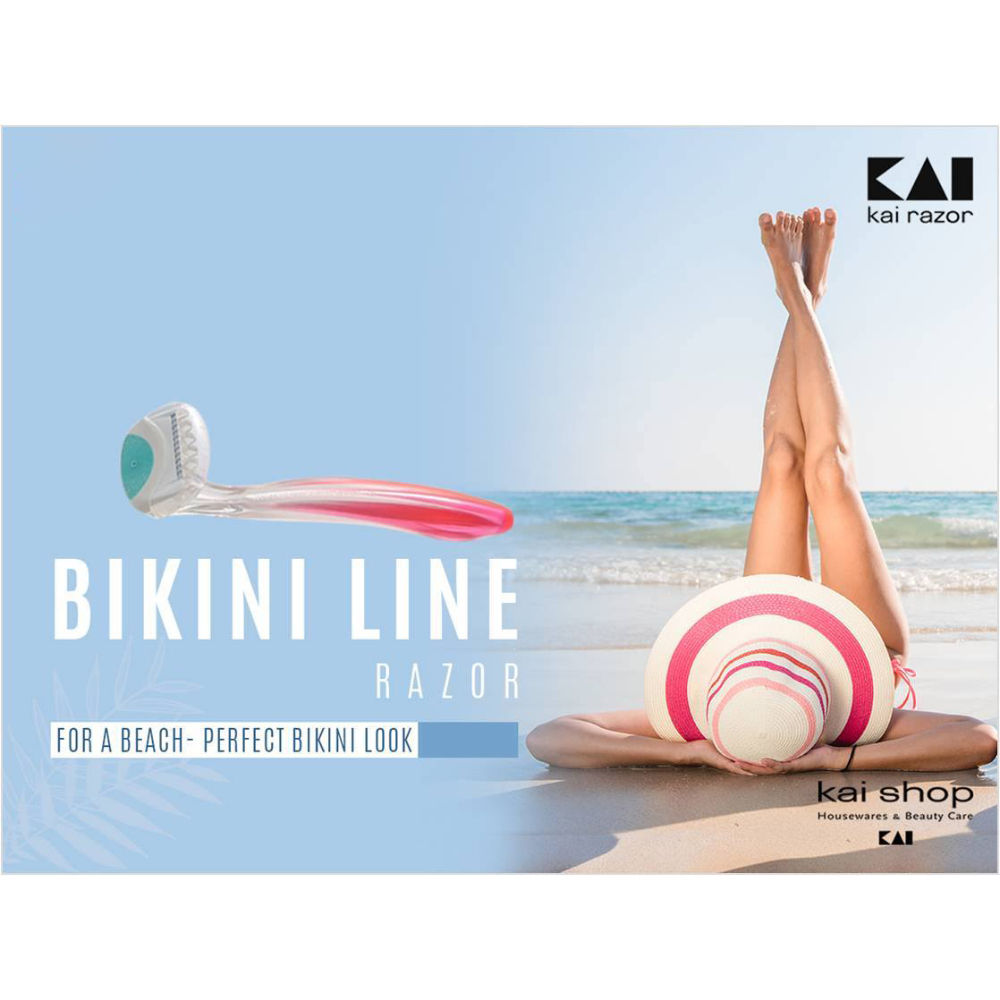 Kai Bikini Line Shave & Trim Reusable Razor for Women