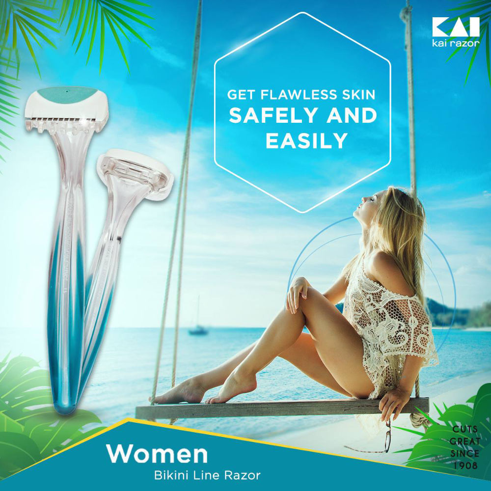 Kai Bikini Line Shave & Trim Reusable Razor for Women