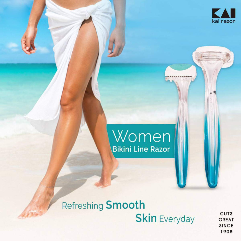 Kai Bikini Line Shave & Trim Reusable Razor for Women
