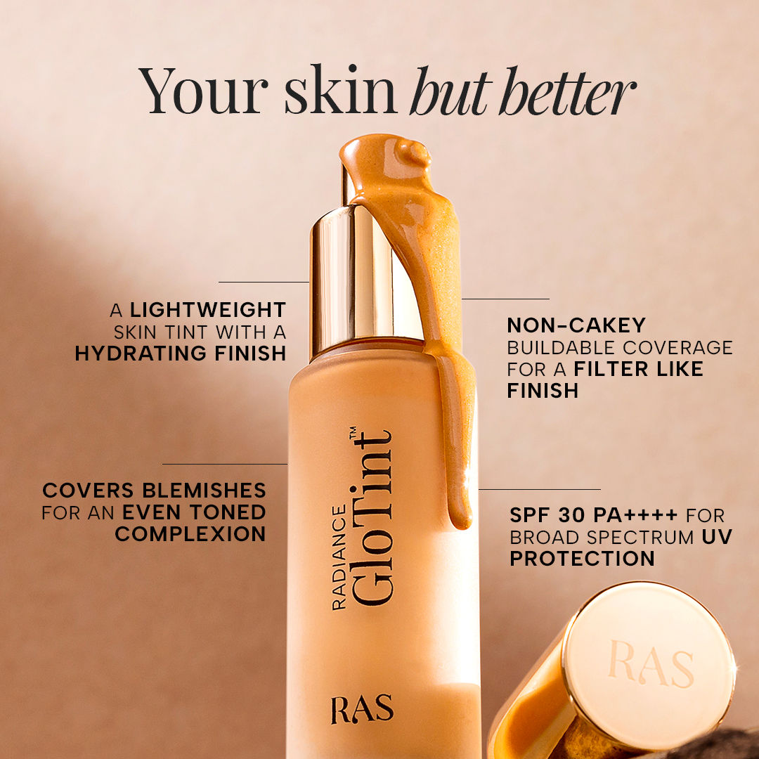 RAS Luxury Oils Radiance Glo Tint 7-In-1 Serum Skin Perfector SPF 30 PA ++++