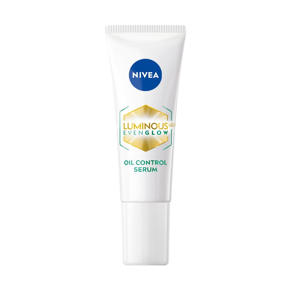 Nivea Luminous Even Glow Oil Control Serum Thiamidol, Salicylic, Hyaluronic Acid Reduces Dark Spot