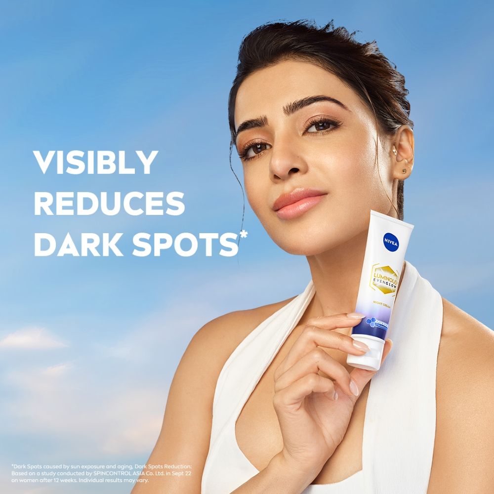 Nivea Luminous Even Glow Night Cream Thiamidol & Hyaluronic Acid Moisturizes & Reduces Dark Spots