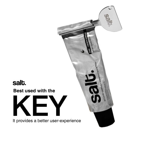 Salt. Oral Care Dusk Night Toothpaste & Eco-Friendly Squeezer Key Bundle