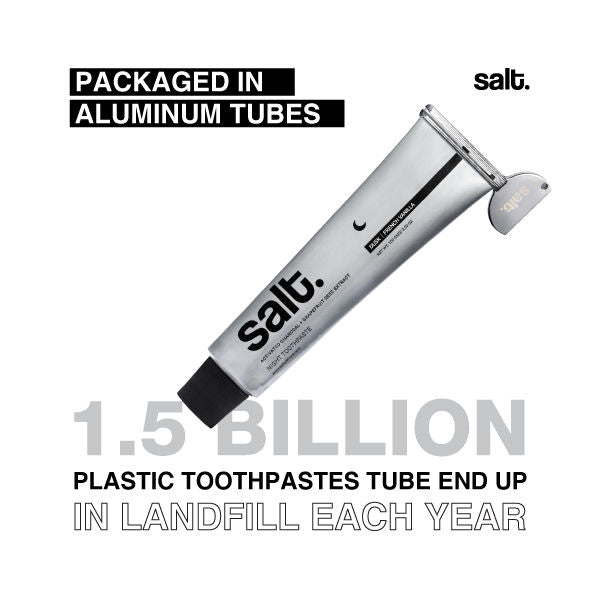 Salt. Oral Care Dusk Night Toothpaste & Eco-Friendly Squeezer Key Bundle