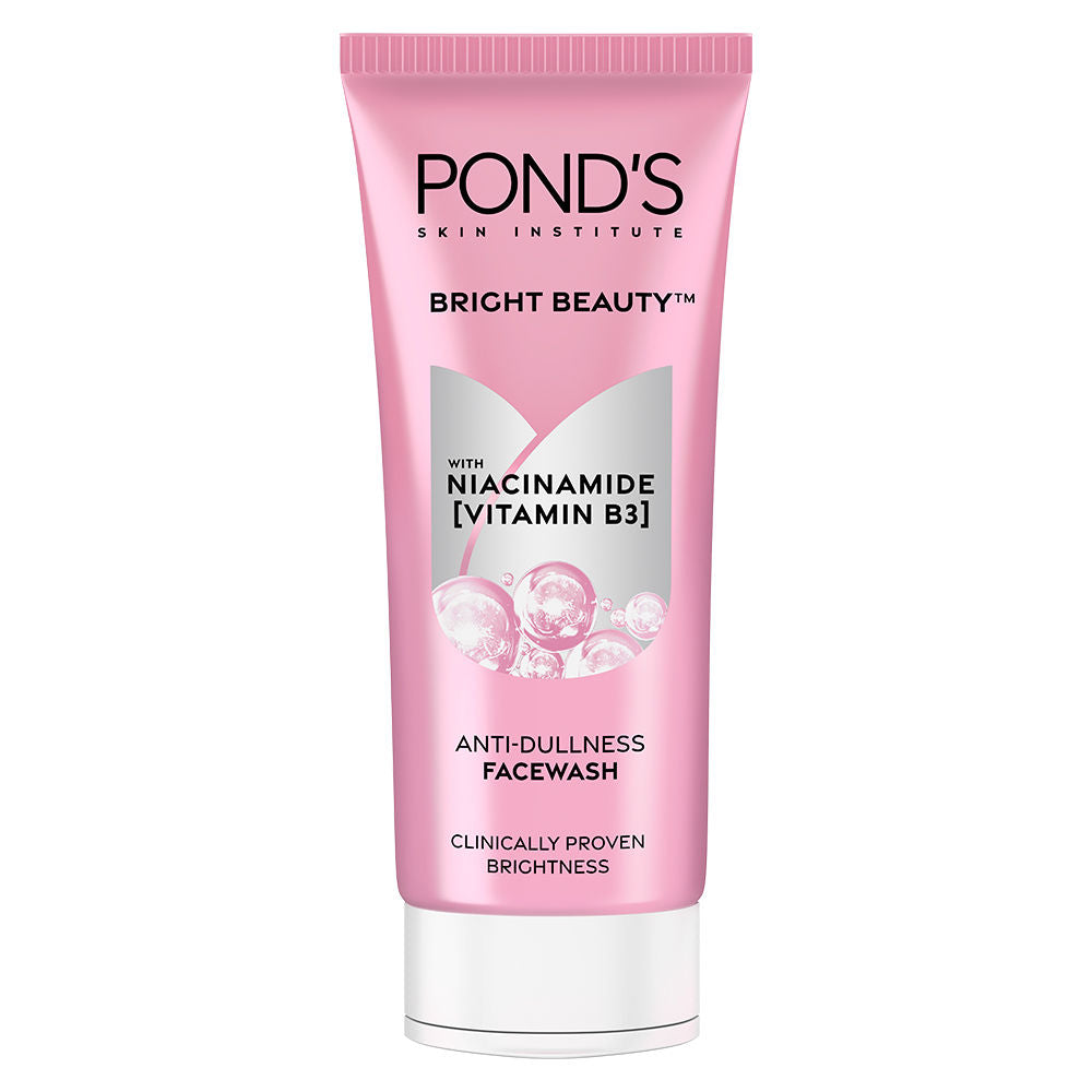 Ponds Bright Beauty Facewash with Niacinamide, For Glass Skin-like Shine