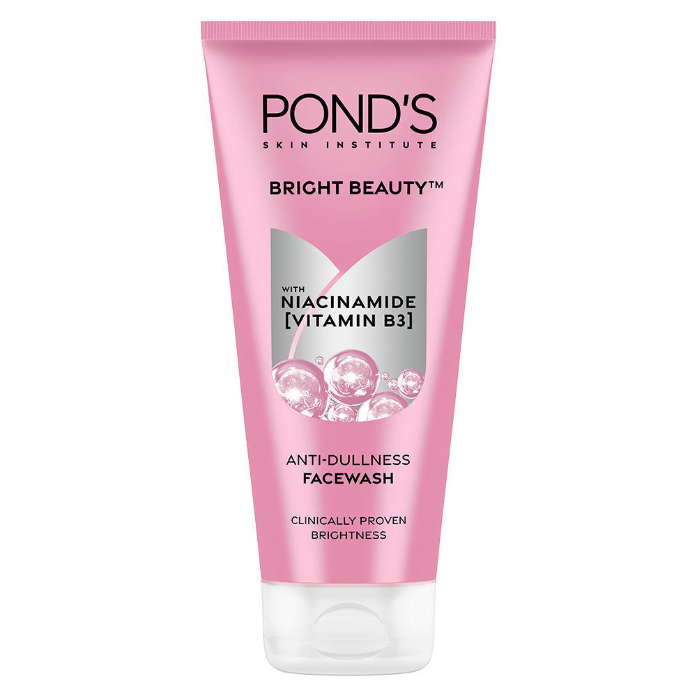 Ponds Bright Beauty Facewash with Niacinamide, For Glass Skin-like Shine