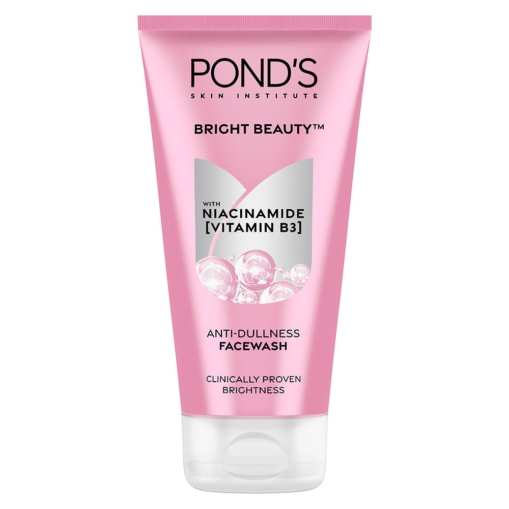Ponds Bright Beauty Facewash with Niacinamide, For Glass Skin-like Shine