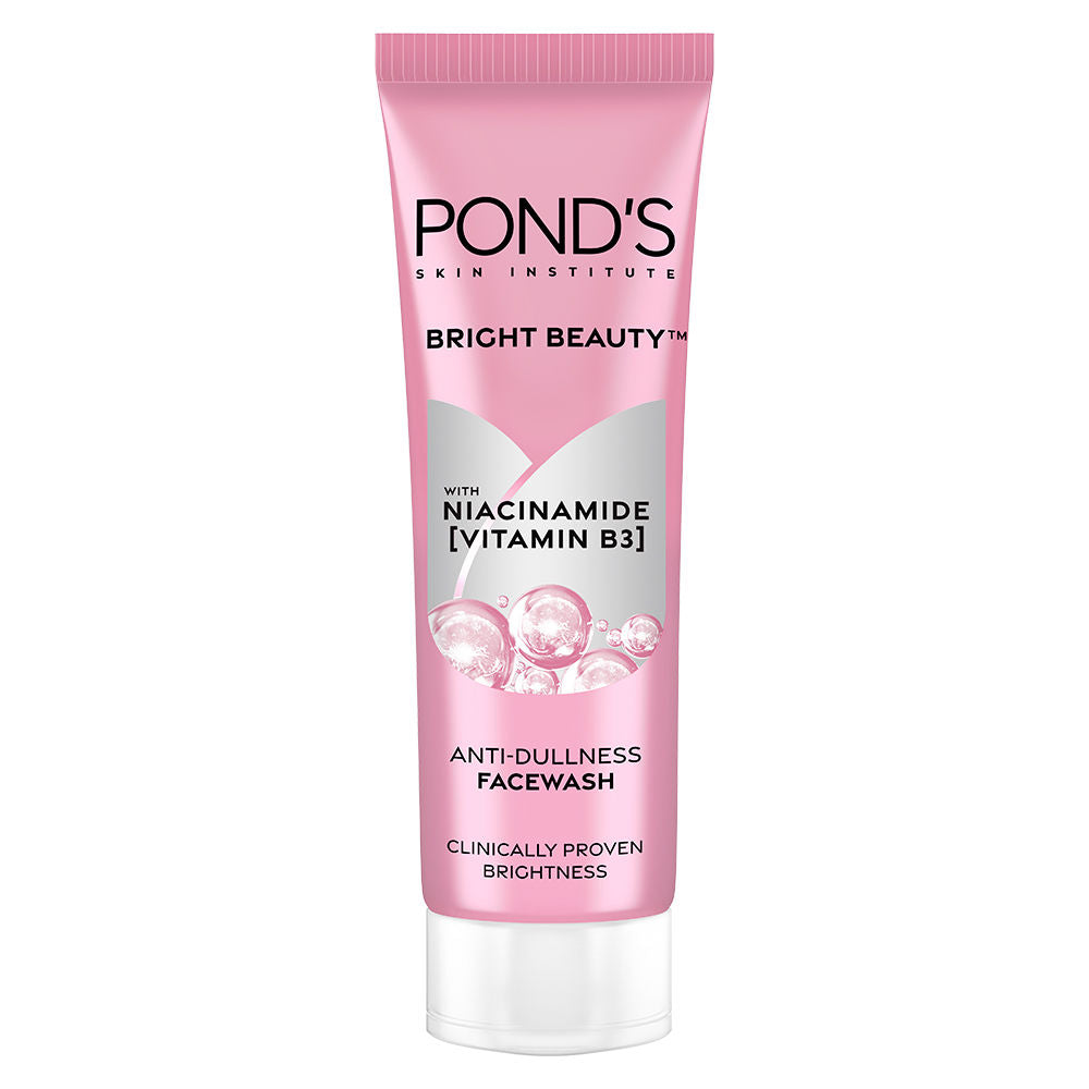 Ponds Bright Beauty Facewash with Niacinamide, For Glass Skin-like Shine