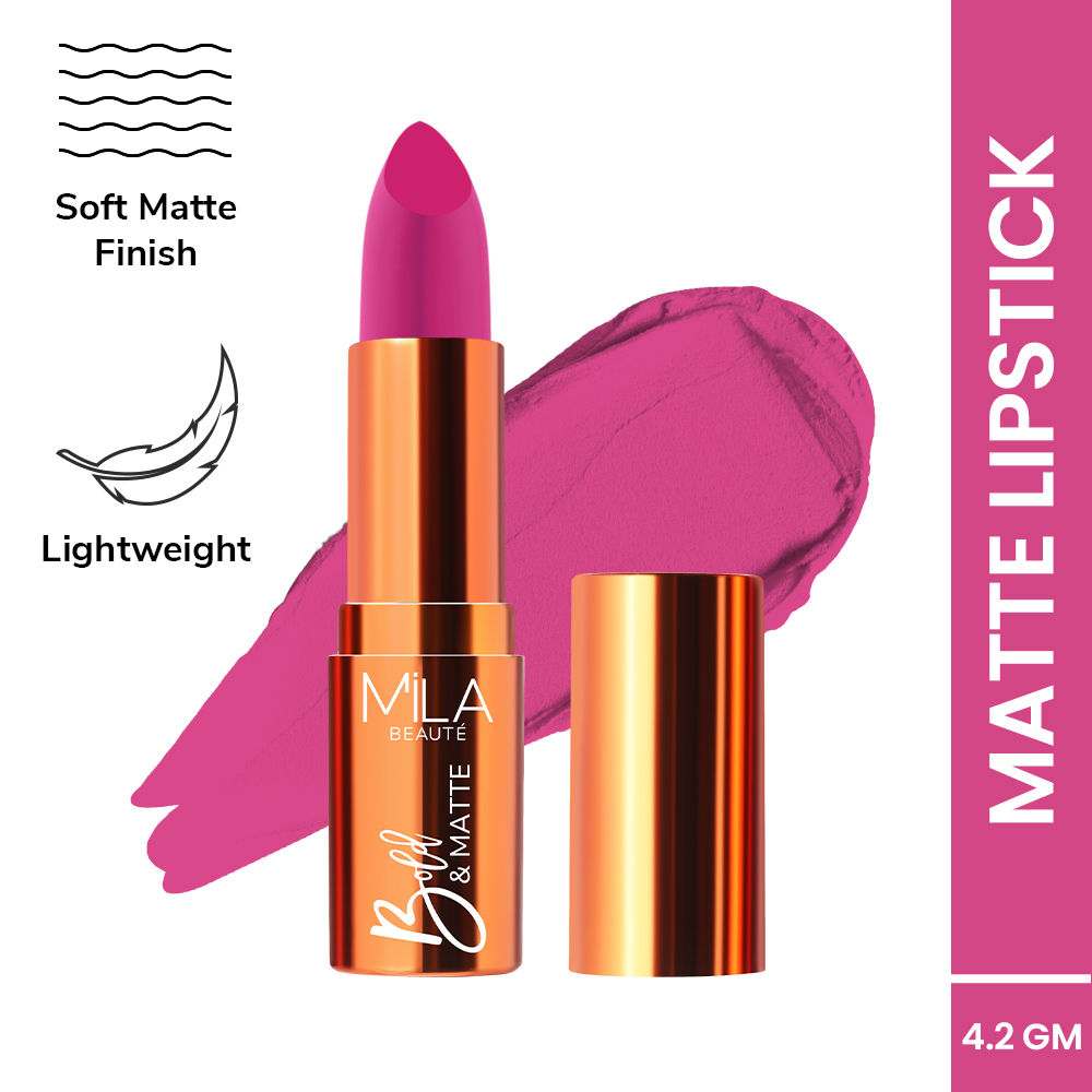 Mila Beauté Bold & Matte Long Lasting Highly Pigmented Lipstick
