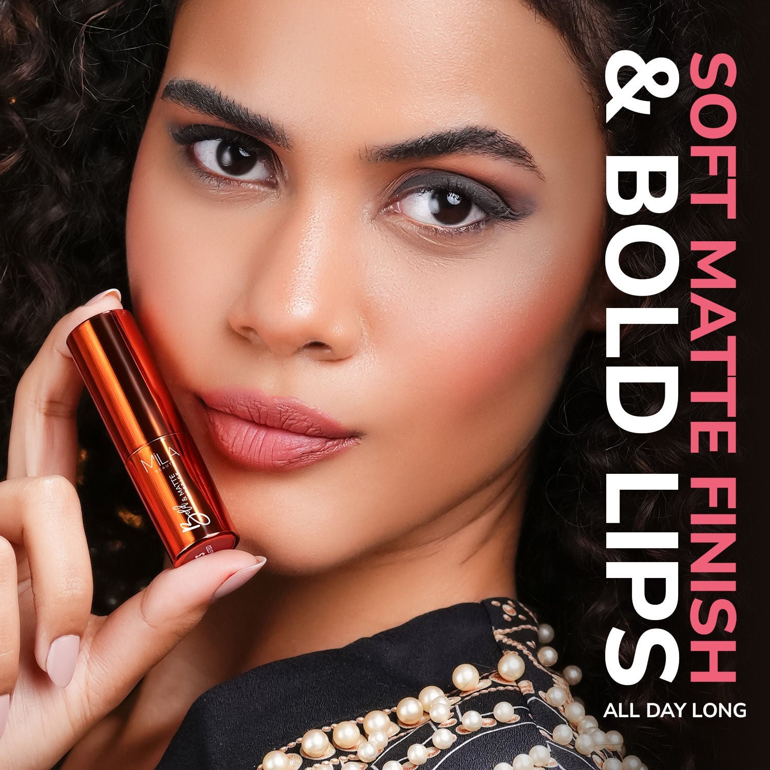 Mila Beauté Bold & Matte Long Lasting Highly Pigmented Lipstick