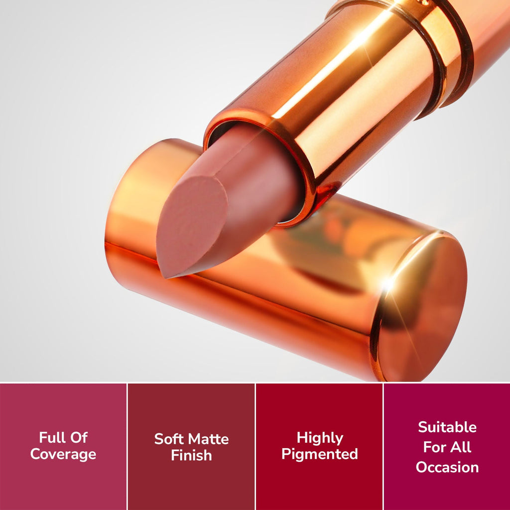 Mila Beauté Bold & Matte Long Lasting Highly Pigmented Lipstick