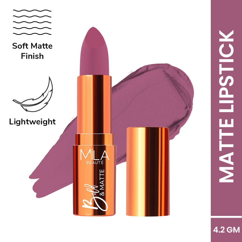 Mila Beauté Bold & Matte Long Lasting Highly Pigmented Lipstick