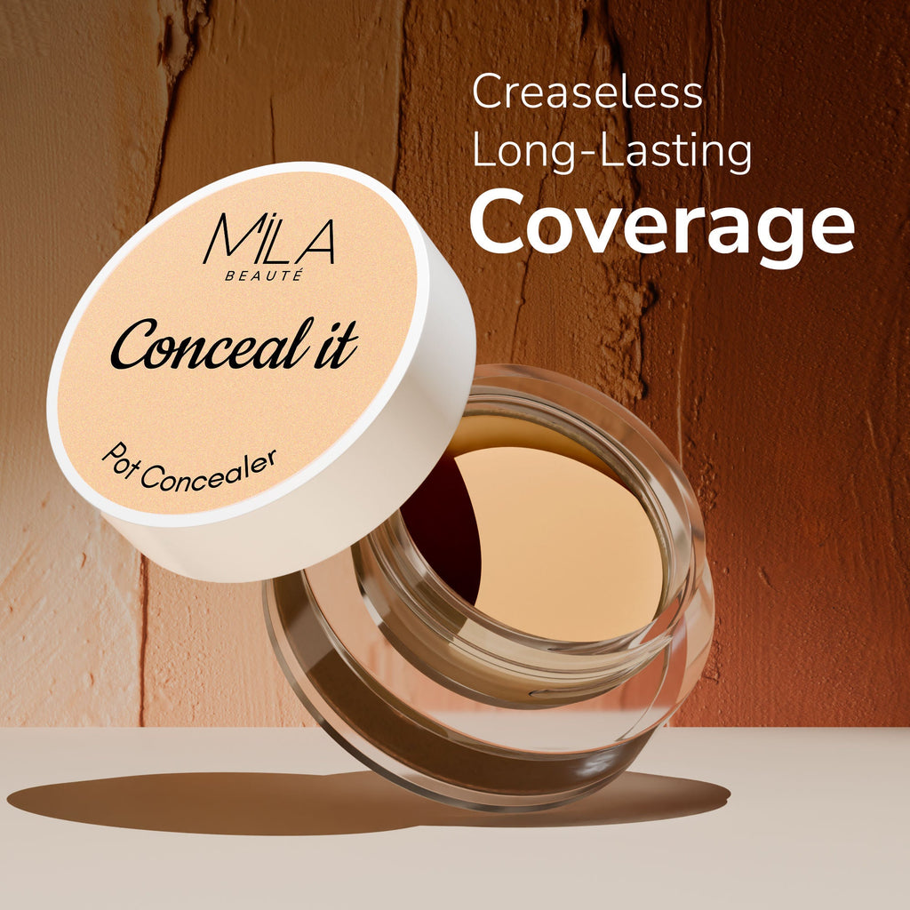 Mila Beauté Conceal It Pot Concealer Creamy Matte Finish with SPF 15