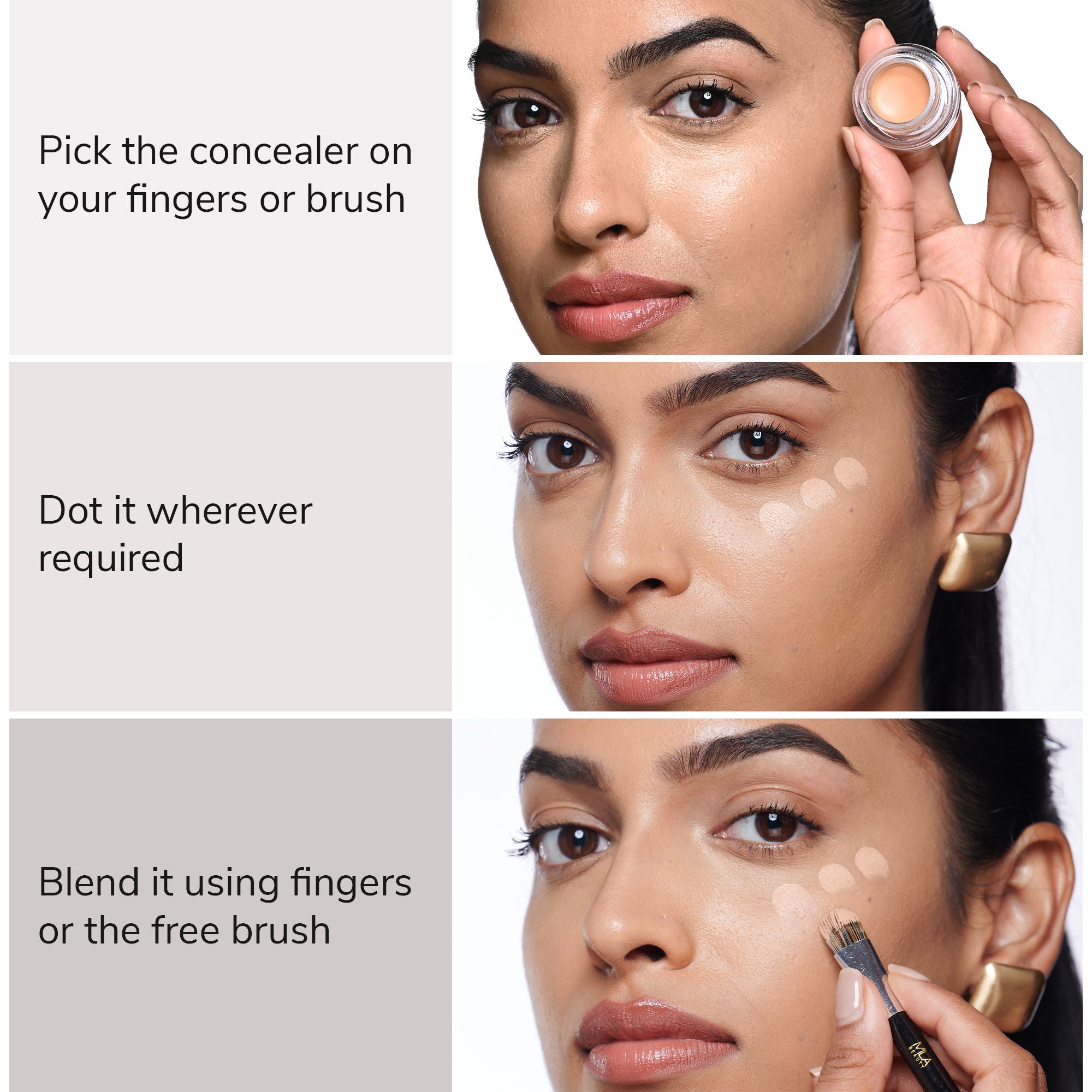Mila Beauté Conceal It Pot Concealer Creamy Matte Finish with SPF 15