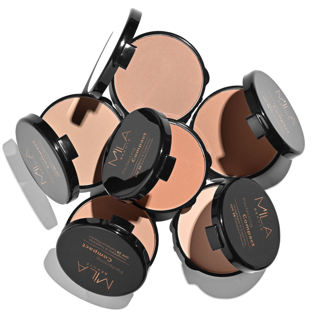 Mila Beauté Superstay Natural Matte Finish Perfecting Compact Powder with SPF 15