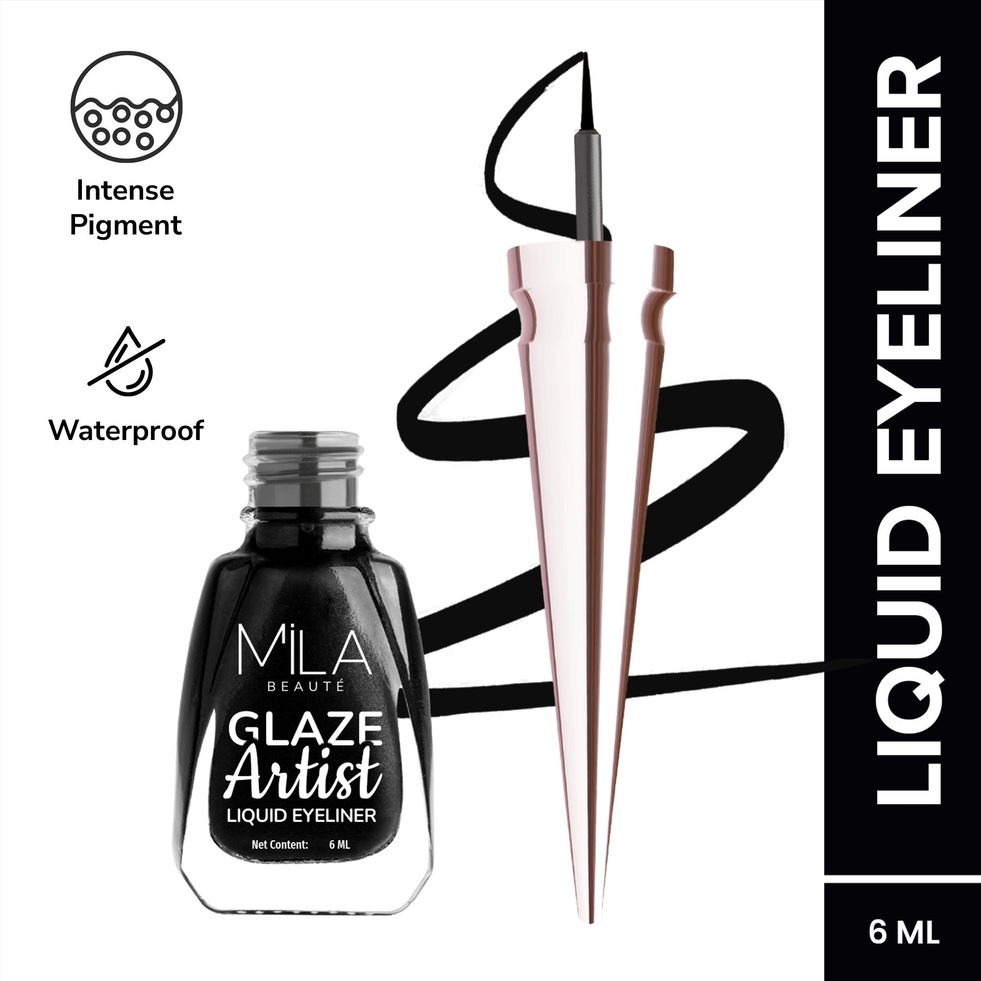 Glaze Artist Waterproof & Smudge Proof Eyeliner