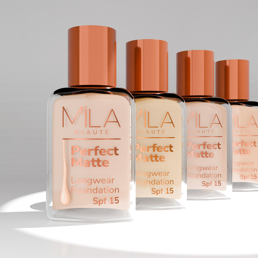 Mila Beauté Perfect Matte Longwear Foundation with SPF 15 & Oil Control Formula
