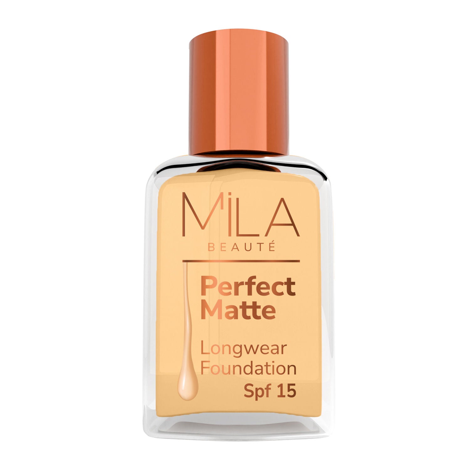 Mila Beauté Perfect Matte Longwear Foundation with SPF 15 & Oil Control Formula
