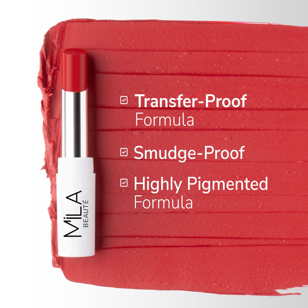 Mila Beauté 24 Hr Non-Transfer Matte Locked-In Lipstick