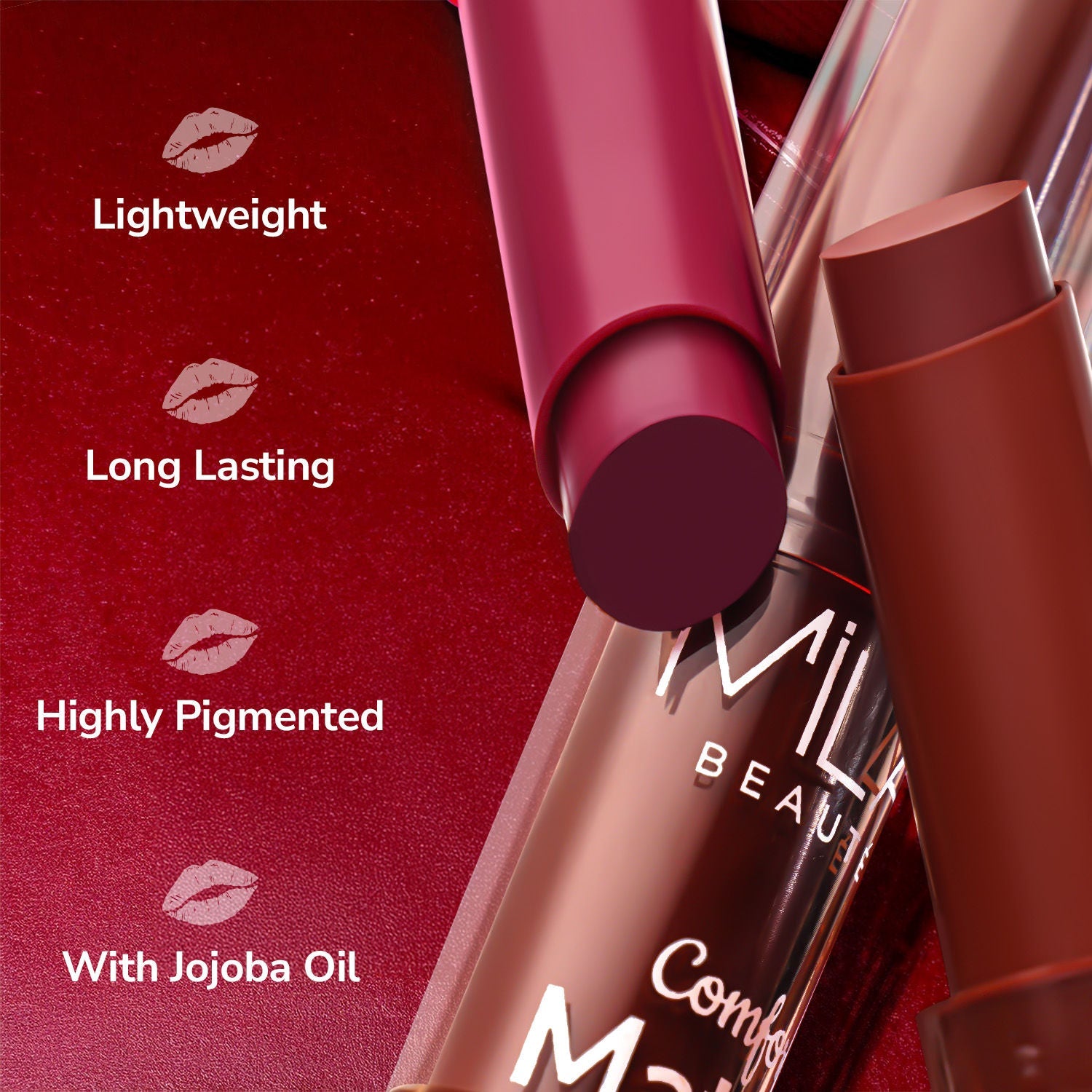 Mila Beauté Comfort Matt Lipstick