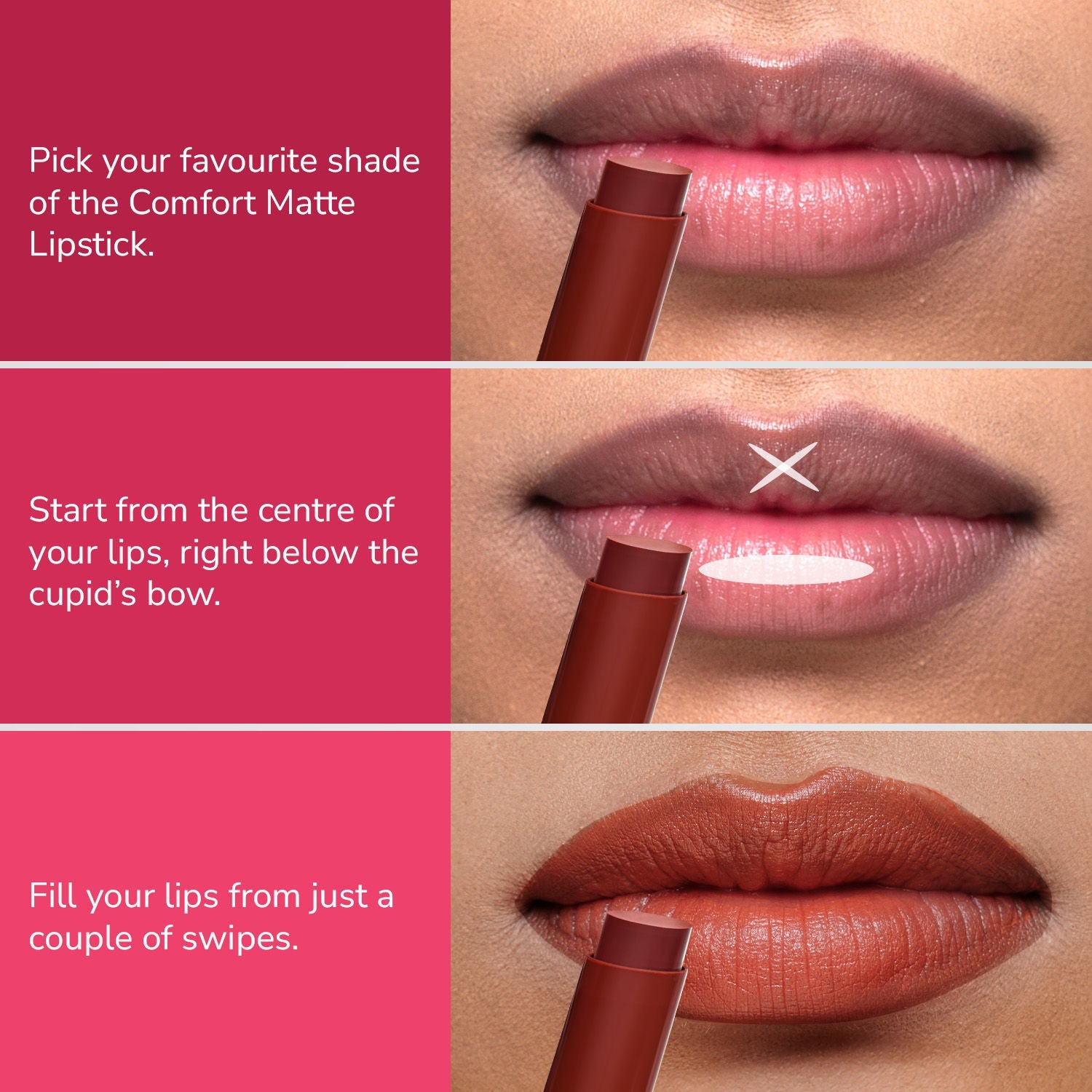 Mila Beauté Comfort Matt Lipstick